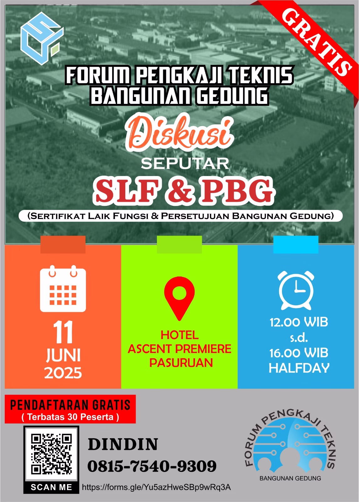 Forum Pengkaji Teknis Bangunan Gedung, Diskusi Seputar SLF dan PBG