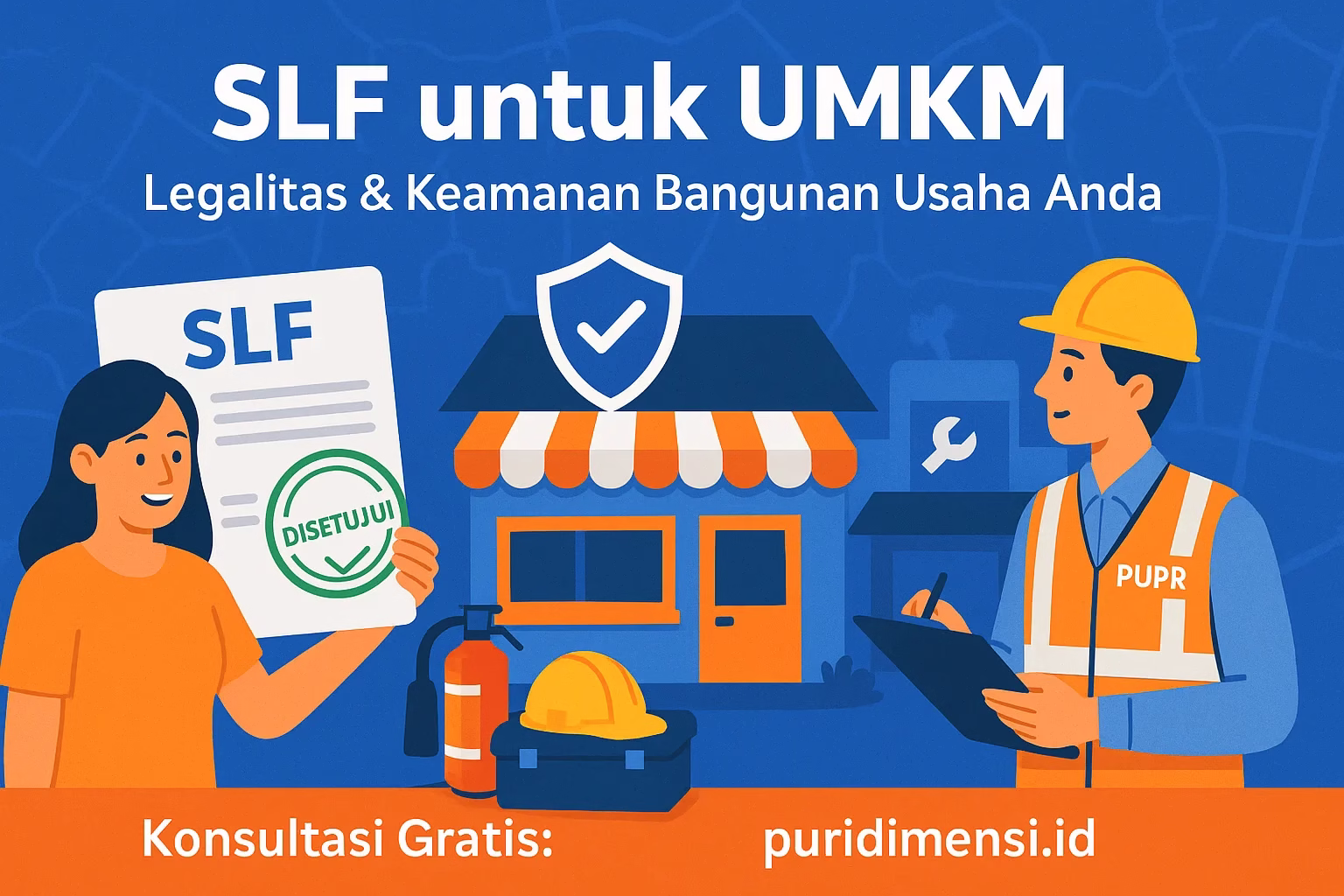 gambar ilustrasi SLF untuk UMKM PT Puri Dimensi