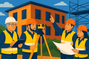 PBG di Kabupaten Bekasi — gambar ilustrasi inspeksi lapangan untuk PBG dan SLF Puri Di